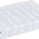 4moms Breeze Bassinet Sheets, Machine Washable, Soft, Plush, Waterproof Fabric, Grey Beads (1 Count (Pack of 1))