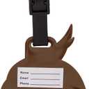 Desert Cactus Texas State University Luggage Tag  Official TXST Bobcats Travel ID Tag for Suitcases, Bags, and Carry-Ons (Design A)