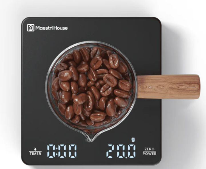 Maestri House Digital Coffee Scale Black