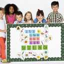 4 x 67Pcs Science Classroom Bulletin Board Decoration Back to School Decor Set Chemistry Elements Periodic Table Scientist Lab Cutouts Science Bulletin Board Border for Home Office School Window Door Wall