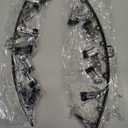 2 Pack Legging Organizer for Closet 360 Swivel, Metal Gym Clothes Organizer w/20 Clips Holds 20 Leggings, Hangers Space Saving, Closet Organizers and Storage, Dorm Room Organization Essentials, Black