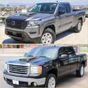 Hood Scoops For Cars, Universal Hood Scoop Hood Vents, Automotive Hood Scoops for Trucks Compatible with Dodge Ram 1500 2500 F150 F250 F350 Toyota Tundra GMC Sierra 1500 2500 Jeep Wrangler