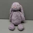Jellycat Bashful Lilac Bunny Stuffed Animal, Medium 12 inches - Rabbit and Bunny Plush Toy - Classic Children's Gift