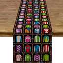 Horse Racing Kentucky Table Runner Run for The Roses Tablecloth Derby Party Kitchen Dining Home Decoration (13" x 90")