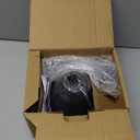 Phansthy Industrial Wall Sconce Matte Black Barn Farmhouse Wall Light Fixture with Metal Lampshade (Right-Angled)