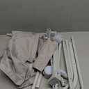 Baby Bed Rail Guard for Toddlers - 47" Toddler Bed Side Rails for Twin, Full, Queen Bunk Size Bed Swing Down Bedrail Extral Tall Child Safety Side Railing Guards for Kids (Grey)