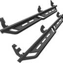 TAC Running Boards Fit 2005-2023 Toyota Tacoma Double Cab Rocker Steps Pickup Truck Side Steps Nerf Bars Rock Slider Armor Off-Road Accessories Fine Texture Black (2pcs)