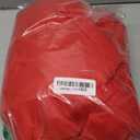 Semi Voile Sheer Curtains 84 Inches Long 2 Panels Rod Pocket Window Treatment for Living Room Bedroom Dining Room (Red 52" W x 84" L)