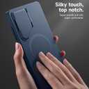 SURITCH for Samsung Galaxy S26 Ultra Phone Case, Magnetic Protective Cover with Camera Cover & Adjustable Metal Kickstand for Galaxy S26 Ultra -Dark Blue