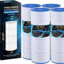 POOLPURE PLFPCC80 Pool Filter Replaces Pentair CCP320, Pleatco PCC80-PAK4, Ultral-A5, Unicel C-7470, R173573, Filbur FC-1976, 178580, 817-0081, Clean and Clear Plus 320, L x OD:20"x 7", 4X80 sq.ft.