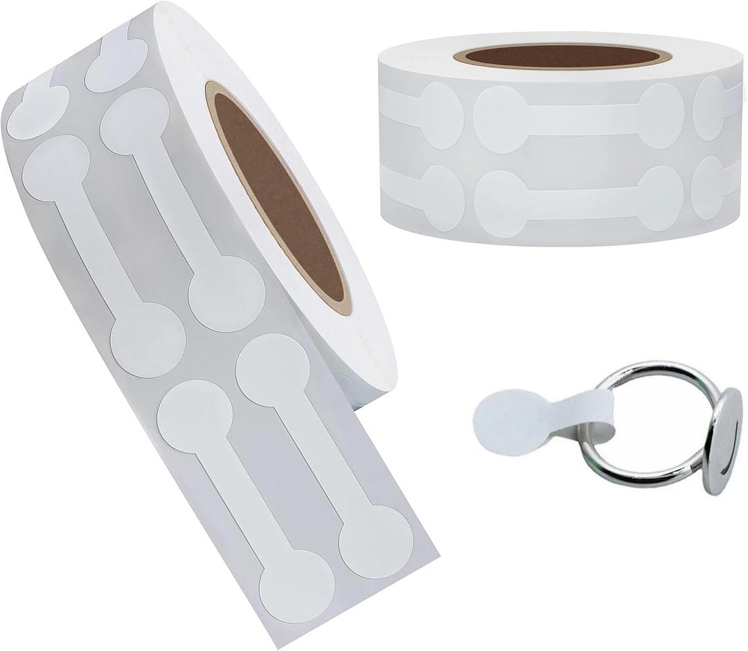 1000PCS Stickers for Small Business Jewelry Tags - Self Adhesive White Blank Jewelry Price Labels - Rectangle