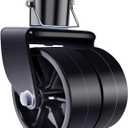 Dual 6-Inch Trailer Jack Wheel Replacement with Pin Tongue Jack Wheel Hitch Utility Replacement Parts Trailer Wheel Jack 2000lb Capacity