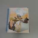 Uptown Girl Say Yes Wirebound Journal Notebook, 140 Color Edge Sheets, 8.25" x 6.5"