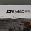 Kitchen in the box Stand Mixer,3.2Qt Small Electric Food Mixer,6 Speeds Portable Lightweight Kitchen Mixer for Daily Use with Egg Whisk,Dough Hook,Flat Beater (Black)