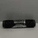 Smiry Front Door Mat Outside Entrance, Heavy Duty Sturdy Natural Rubber Doormat, Trap Dirt and Moisture, Easy Clean Low Profile Mats for Indoor Outdoor Entry, Grid Geometric (29.5x17, Black)