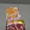 Young Wild and Three Decorations Girl Banner,3rd Birthday Party Decorations,Groovy Retro Hippie Boho Daisy Flower Rainbow And Pink Stars Foil Balloon For Birthday Party Supplies