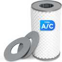 Type A or C Pool Filter, Reusable Above Ground Pool Filter, Type A/C Pool Filter for 29000E/59900E - Reliable Swimming Pool Filter