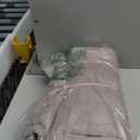 Prite Quilted Tote Bag for Women, Lightweight Puffer Tote with Zipper, Travel Work Nurse Gym Bag(Purple)