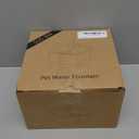 Stainless Steel Cat Water Fountain, 101oz/3L Automatic Pet Water Fountain, Dog Water Fountain with Replacement Filters for Cats, Small Dogs (2 Filters and 2 Sponges)