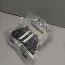 3 x AugRing Women's Striped Cotton Crew Socks Cozy Casual Athletic Quarter Socks for Running & Gym Size 5-11