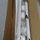 ENJOYBASICS No Drill Curtain Rods for Window 48 to 84 Inches, 5/8 Inch Diameter Renter Friendly Drapery Rod with Adhesive Brackets without Drilling, Adjustable from 27 to 90 Inches, White