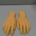 Medou 2 Pieces Spooky Halloween Decoration Realistic Hands, Fake Human Hands Bloody Dead Body Parts Haunted House Decorations (Left and Right)