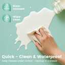 Inaya Baby Play Mat Vegan Leather 50x50, Waterproof - Wipeable, Soft and Thick Foam Cushioned Floor Mat for Babies and Toddlers, Ideal for Crawling, Tummy Time, Playpen & Diaper Change, Stylish Green