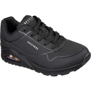 Skechers Women's Uno- Stand On Air Sneaker (7 Wide, Black/Black)
