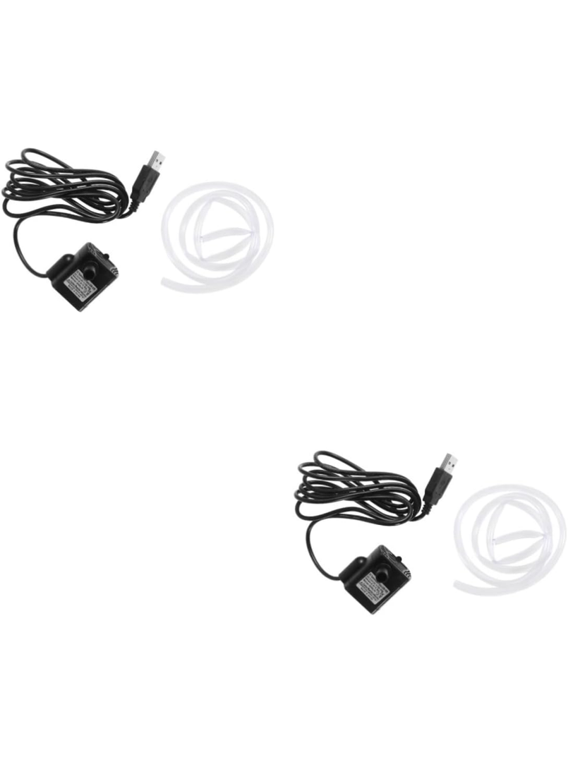 Housoutil 6pcs Water Pump Oxygen Pump Fish Tank Pump Indoor Fountain Pumps Submersible Pump USB