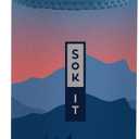 Sok It BotlSok Water Bottle Sleeve Insulated Neoprene Cover (Blue Ridge, Fits 32oz Nalgene)