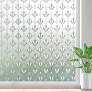 rabbitgoo Privacy Window Film Non Adhesive Frosted Glass Sun Blocking Self Static Cling Decorative for Home Kitchen Living Room, Removable and Reusable, 17.5 x 118.1 inches