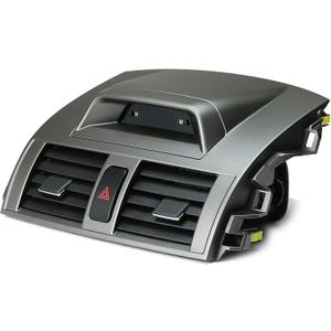 Center Dash A/C Outlet Air Vent Panel Replacement with Clock Air Vent Compatible with Toyota Corolla 2009-2013 Replaces # 55670-02340