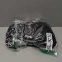 Simplebrand Ava Black Blackout Curtains for Bedroom, 78 Inch Length, 2 Panels Set, Privacy Thermal Insulated Rod Pocket Window Curtains for Patio, French Door, W40 x L78 Inch