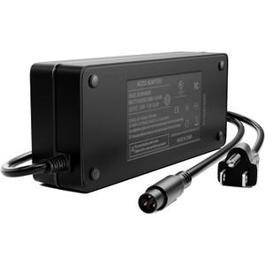 UL Listed 54.6V 3A Fast Battery Charger Compatible with Super 73 Ebikes - Waterproof 110V Power Adapter with 3-Pin Connector for Z/S/R-Series, Z Adventure, S2, RX and More eBikes Lithium Battery