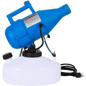 Electric ULV Portable Fogger Sprayer Machine 4.5L (1.2 Gallon) Cold Fogger Machine Spraying Distance 30ft for Home, Hotel, Church, School, Yard