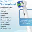 Replacement Toothbrush Heads for Oral-B Braun - 12 Pack Electric Toothbrush Head Refills, Compatible with Pro 500/1000/3000/5000/7000, Vitality, Triumph