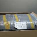 YOSHOOT Adjustable Lazy Floor Sofa, Folding Couch Bed with 5 Positions Adjustable Backrest, Convertible Bean Bag Sofa Bed Couch Foldable Sleeper Chair with Pillow for Reading GamingGrey, Single