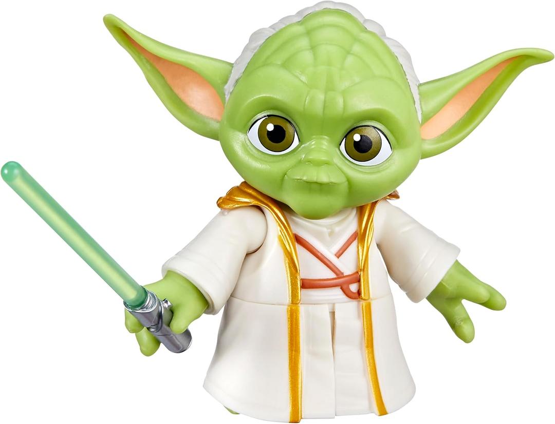 Star Wars: Young Jedi Adventures Yoda Action Figure, 3-Inch-Tall Toys, Preschool Toys for 3 Year Old Boys & Girls