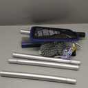 Poolvio 5-in-1 Pool Cleaning Kit - Includes Semi-Deep Skimmer Net, Aluminum Leaf Rake, 20' Pool Brush with 13ft Adjustable Pole