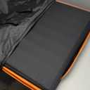 Back Seat Extender for Dogs,Holds 420lbs,Waterproof Dog Car Seat Cover for Back Seat with Hard Bottom,2025 Upgraded Material Dog Hammock for Car,Easy to Use and Clean (Black Orange)
