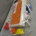 Aprilwolf 9 PCS Sensory Plug Outlet for Toddlers 23, Power Strip Montessori Toys for 18+ Months, Busy Board with Light & Sounds, Airplane Car Travel Toys Gift for Baby