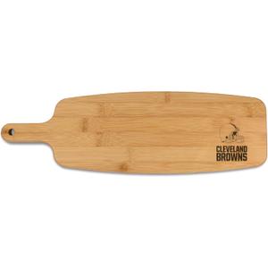 The Memory Company Officially Licensed NFL Bamboo Paddle Cutting Board  Engraved Team Logo, Durable & Eco-Friendly Kitchen Accessory, 15.2 x 4.9 Inches