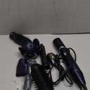 6 in 1 Hair Dryer Brush, Foldable Blow Dryer Brush with Wrap Curler, Detachable Air Hair Styler Curling, Drying,Volumizing, Straightening, Negative Ionic Hair Dryer with Diffuser, Hair Styling Tools