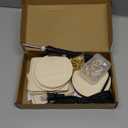 Lothee 136 Pieces Wood Burning Kit Wood Burning Tools Set Wood Burner Tips Adjustable Temperature Pen Stencils with Wood Chips for Wood Burner DIY Embossing Carving Crafts