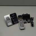 Panasonic Expandable Cordless Phone System, Bluetooth Pairing for Wireless Headphones, Smart Call Block, Bilingual Talking Caller ID, 1 Handset - KX-TGD890S (Silver)