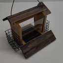 Wild Wings WWCF28 3-Quart Hopper with Suet, Wood Roof