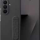 Samsung Galaxy Z Fold7 Silicone Phone Case, Protective Cover with Stand, Secure Grip, Soft, Comfortable Design, US Version, Black