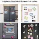 3X5 Inch Clear Acrylic Sign Holder  Reusable Adhesive & Magnetic Strip Included  Peel & Stick Wall/Tabletop Display for Menus, Labels, Signage (10 Pack)