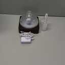 Glass Dome Essential Oil Diffuser with Glass Reservoir & Wood Base-No Plastic, 200ml Ultrasonic Diffuser for Aromatherapy with Timer 7 Color Light Auto-Off for Home Office Yoga Pilates (Yellow)