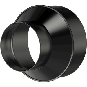8 Inch to 6 Inch Duct Reducer, Hon & Guan Duct Reducer Increaser 8 to 6 Reducer for 6/8 Inch Ducting HVAC Ventilation System-Black.